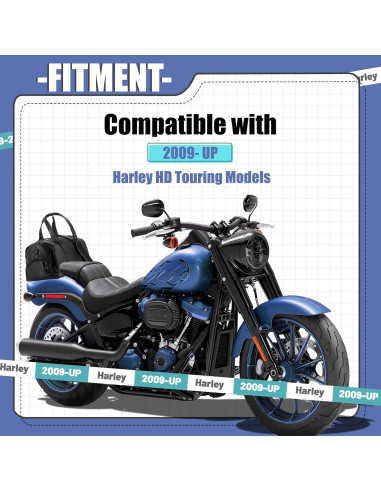 Soporte de Equipaje Desmontable ECOTRIC Cromado 2009-2024 Harley