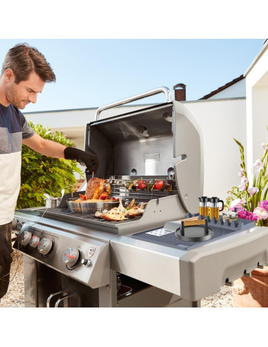 Alfombrilla de Silicona para Parrilla Comboproof 40.6x29.2cm Gris