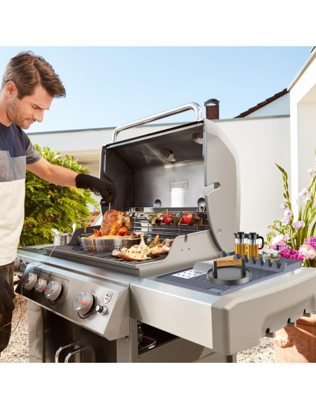 Alfombrilla de Silicona para Parrilla Comboproof 40.6x29.2cm Gris