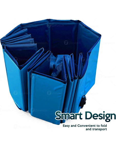 Piscina Plegable Zona Tech para Mascotas y Niños 10.3L