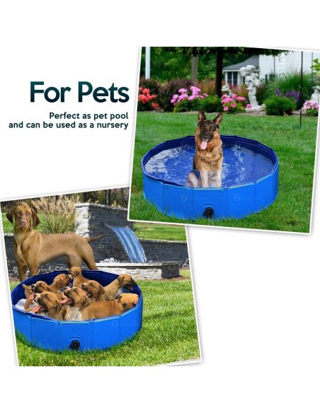 Piscina Plegable Zona Tech para Mascotas y Niños 10.3L