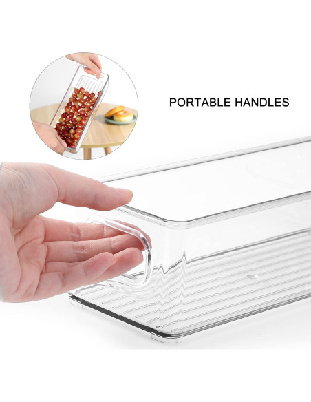 Bin de Almacenamiento Apilable KAVDNAE 2 Paquete 25.4 cm