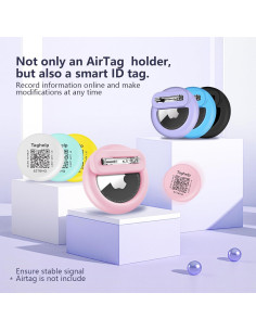 Paquete de 4 Fundas Silicona para AirTag Apple - Antipérdida 2