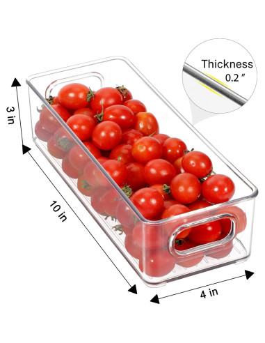 Bin de Almacenamiento Apilable KAVDNAE 2 Paquete 25.4 cm