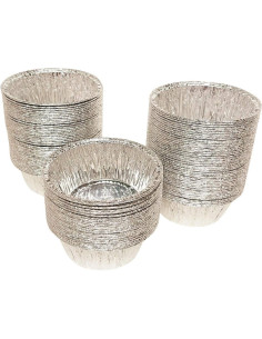 Tazas de Hornear Desechables de Aluminio Axe Sickle 70 mL - 100 Pcs 2