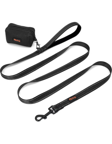 Correa Reflectante Didog de Nylon 1.8m con Dispensador para Perros