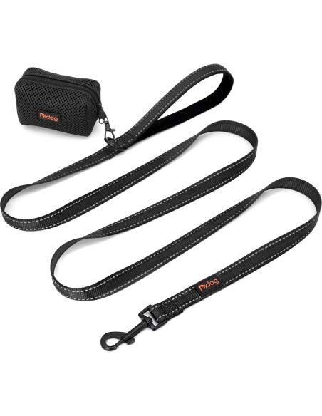 Correa Reflectante Didog de Nylon 1.8m con Dispensador para Perros