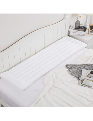 Almohada Corporal Slim HOMBYS 40x137 cm Algodón Blanca