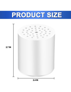 Paquete de 4 cartuchos de filtro de ducha 15 etapas Cenipar 2