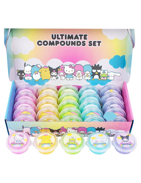 Conjunto de Slime Hello Kitty 25 Paquetes Aromatizados 28g