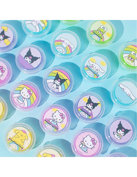 Conjunto de Slime Hello Kitty 25 Paquetes Aromatizados 28g