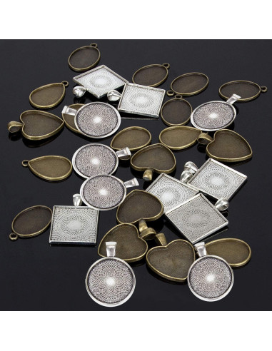 Kit de Joyería de Resina HOMEIDOL con 30 Piezas y Moldes