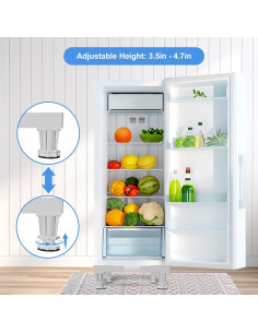 Soporte Ajustable para Mini Nevera KUPAO con Bandeja de Silicona 2