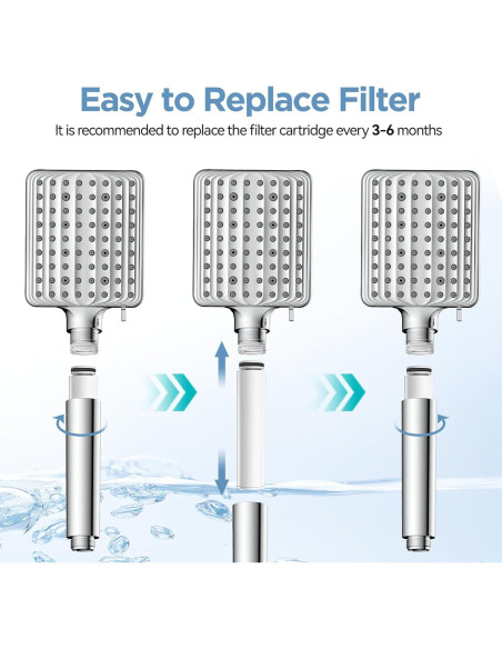 Filtro de Cabezal de Ducha MakeFit S6526 - Reemplazo 1 Paquete Filtro de Cabezal de Ducha MakeFit S6526 - Reemplazo 1 Paquete