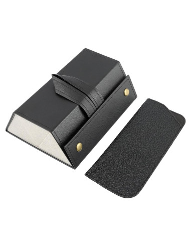 Estuche de Viaje para Gafas JIANWEI 3 Ranuras Negro