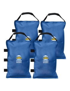 Bolsas de Arena CROWN SHADES 68 kg para Carpa Plegable Azul