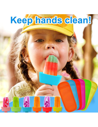 Set de 12 Soportes y Fundas para Paletas AIERSA - Silicona y Neopreno