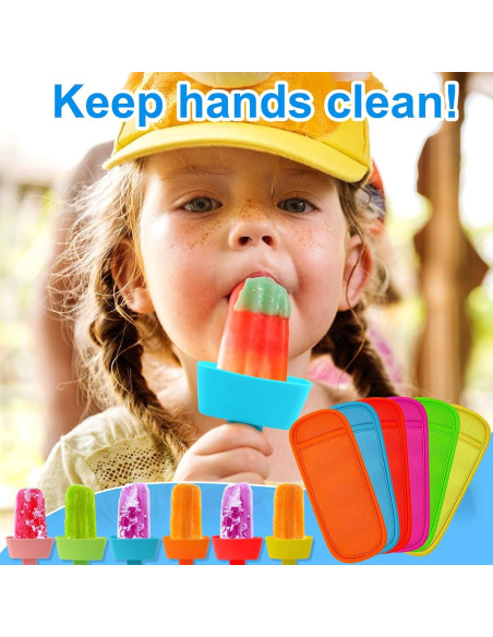 Set de 12 Soportes y Fundas para Paletas AIERSA - Silicona y Neopreno