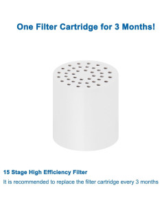 Cartucho de Reemplazo NearMoon 15 etapas Filtro de Ducha 2