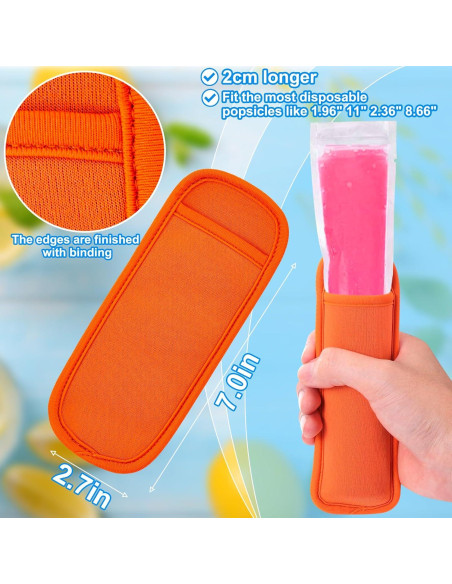 Set de 12 Soportes y Fundas para Paletas AIERSA - Silicona y Neopreno