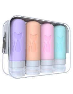 Botellas de viaje a prueba de fugas Zafit 88.72 ml 4 unidades