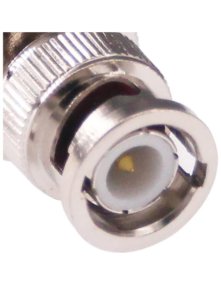 Adaptador BNC Macho a UHF Hembra 50 Ohm 2 Pcs RFaha