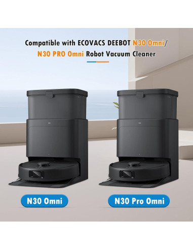 10 Bolsas de Polvo DrFlito N30 para Aspiradora ECOVACS