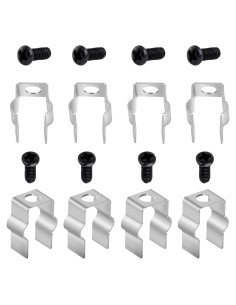 8 Clips de Montaje de Metal para Aspiradora Robot Shark IQ