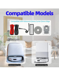 Kit de Accesorios para Aspiradora Robot YUJINRU Roborock Qrevo 2