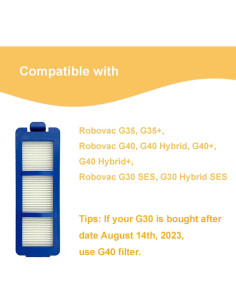 Filtros de Repuesto Mestrol para eufy RoboVac G35 G40 - 3 Piezas 2