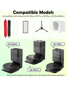 Kit de Accesorios VIEWALL para Aspiradoras Robot Q5 Max+ 2