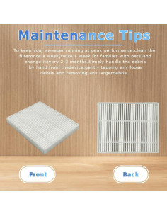 Filtro HEPA 8pcs ZHICHENG para Aspiradora Robot Irobot Essential 2