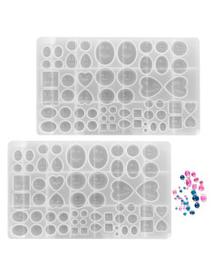 Molde de Joyas de Silicona DD-life 2 Pcs para Manualidades
