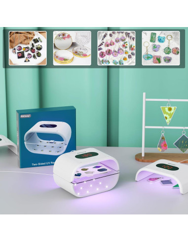 Luz UV de Curado Rápido Akisey 36W Doble Lado 20x20cm
