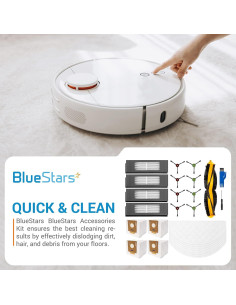 Kit de Reemplazo BlueStars para Aspiradoras Robot ECOVACS T8/N8 2