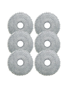 6 Almohadillas de Mopa Lavables Taruimoo para Roborock Q Revo