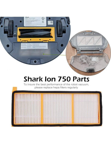 Filtros de Reemplazo KEEPOW para Shark ION Robot 3 Piezas