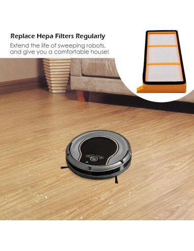 Filtros de Reemplazo KEEPOW para Shark ION Robot 3 Piezas