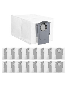 16 Bolsas Desechables para Aspiradora Roborock S8 MaxV Ultra