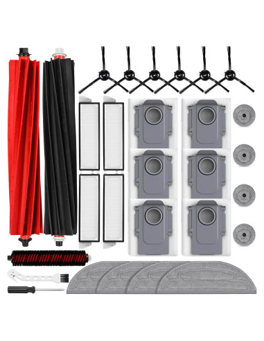 Kit de Accesorios 27PCS para Aspiradora Roborock S8 MaxV Ultra