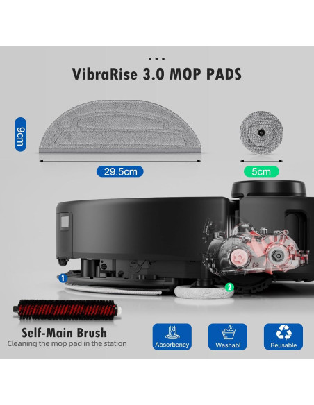 Kit de Accesorios 27PCS para Aspiradora Roborock S8 MaxV Ultra