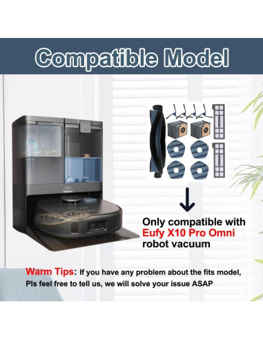 Accesorios Zengerent para Aspiradora Eufy X10 Pro Omni 13 Piezas