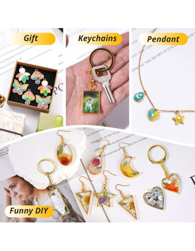 Kit de Joyería de Resina LET'S RESIN 172 Pzs con Anillos