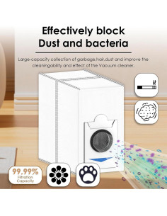 Bolsas de Repuesto para Aspiradora ECOVACS T30S Combo - 6 Piezas 2