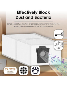 Bolsas de Polvo de Reemplazo LemonRunRun P50 Pro Ultra - 12 Piezas 2