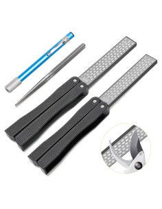 Afilador de Herramientas de Jardín AngleKai 3 Piezas Diamante