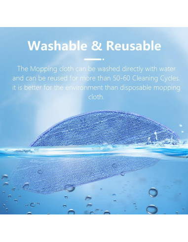 Kit de Accesorios 18 Piezas para Aspiradora Ecovacs Deebot OZMO U2