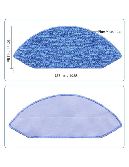 Kit de Accesorios 18 Piezas para Aspiradora Ecovacs Deebot OZMO U2