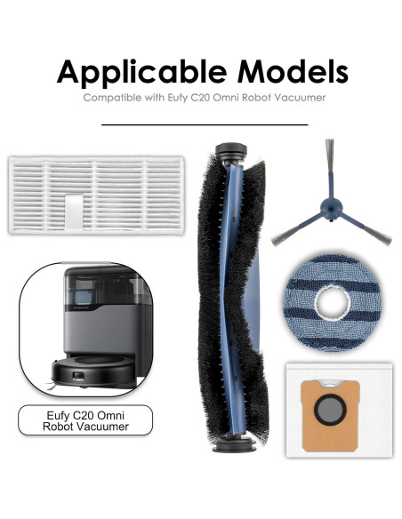 Kit de Accesorios LemonRunRun para Aspiradora Eufy C20 Omni Kit de Accesorios LemonRunRun para Aspiradora Eufy C20 Omni