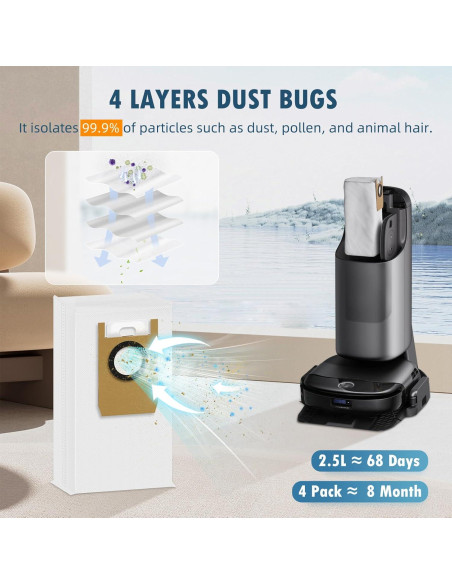 Kit de Accesorios BTRSOLUS para eufy Robot Vacuum S1 Pro - 15 Piezas